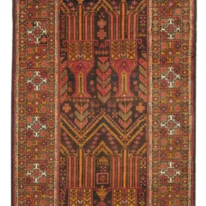 Läufer Belutsch - 211 x 102 cm - mehrfarbig