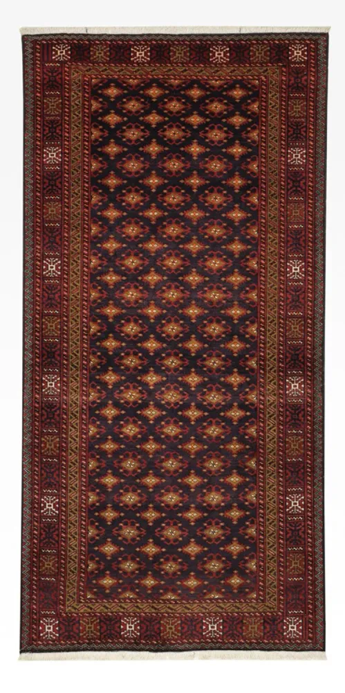 Läufer Belutsch - 220 x 108 cm - dunkelbraun
