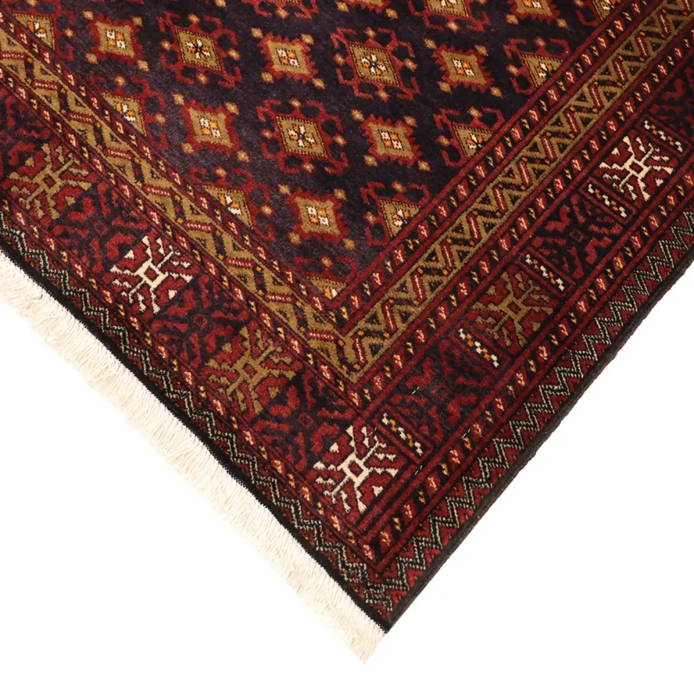 Läufer Belutsch - 220 x 108 cm - dunkelbraun