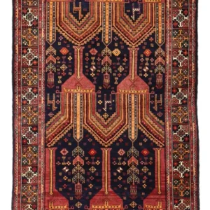 Läufer Belutsch - 251 x 128 cm - dunkelrot