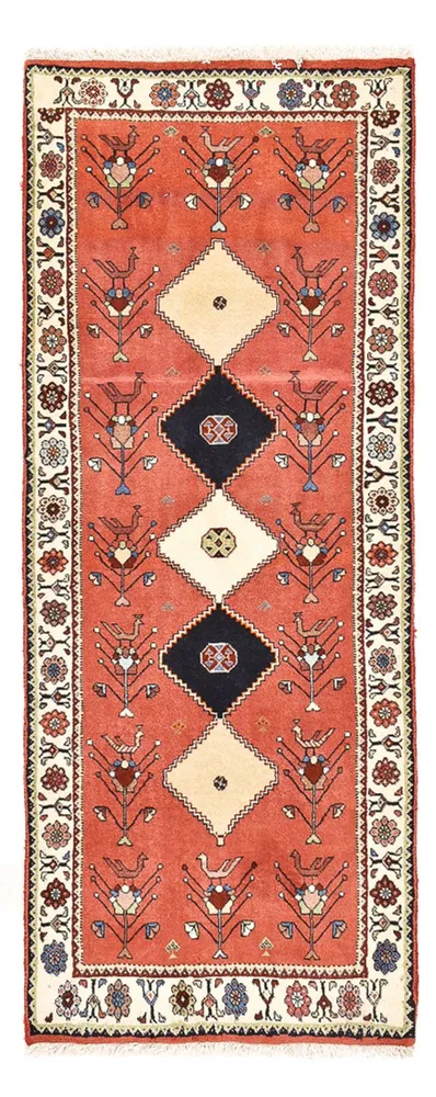 Läufer Gabbeh - Kaschkuli Perser - 162 x 65 cm - hellrot