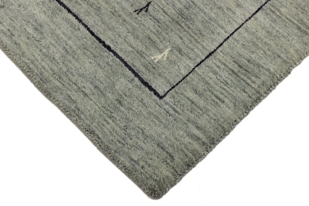 Läufer Gabbeh - Loribaft Softy - 202 x 82 cm - grau