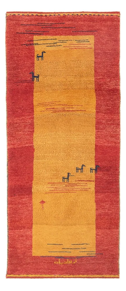 Läufer Gabbeh - Perser - 177 x 75 cm - mehrfarbig