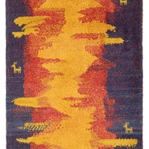 Läufer Gabbeh - Perser - 212 x 80 cm - mehrfarbig