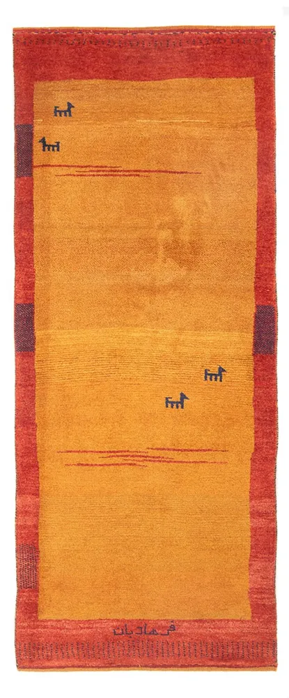 Läufer Gabbeh - Perser - 216 x 82 cm - mehrfarbig