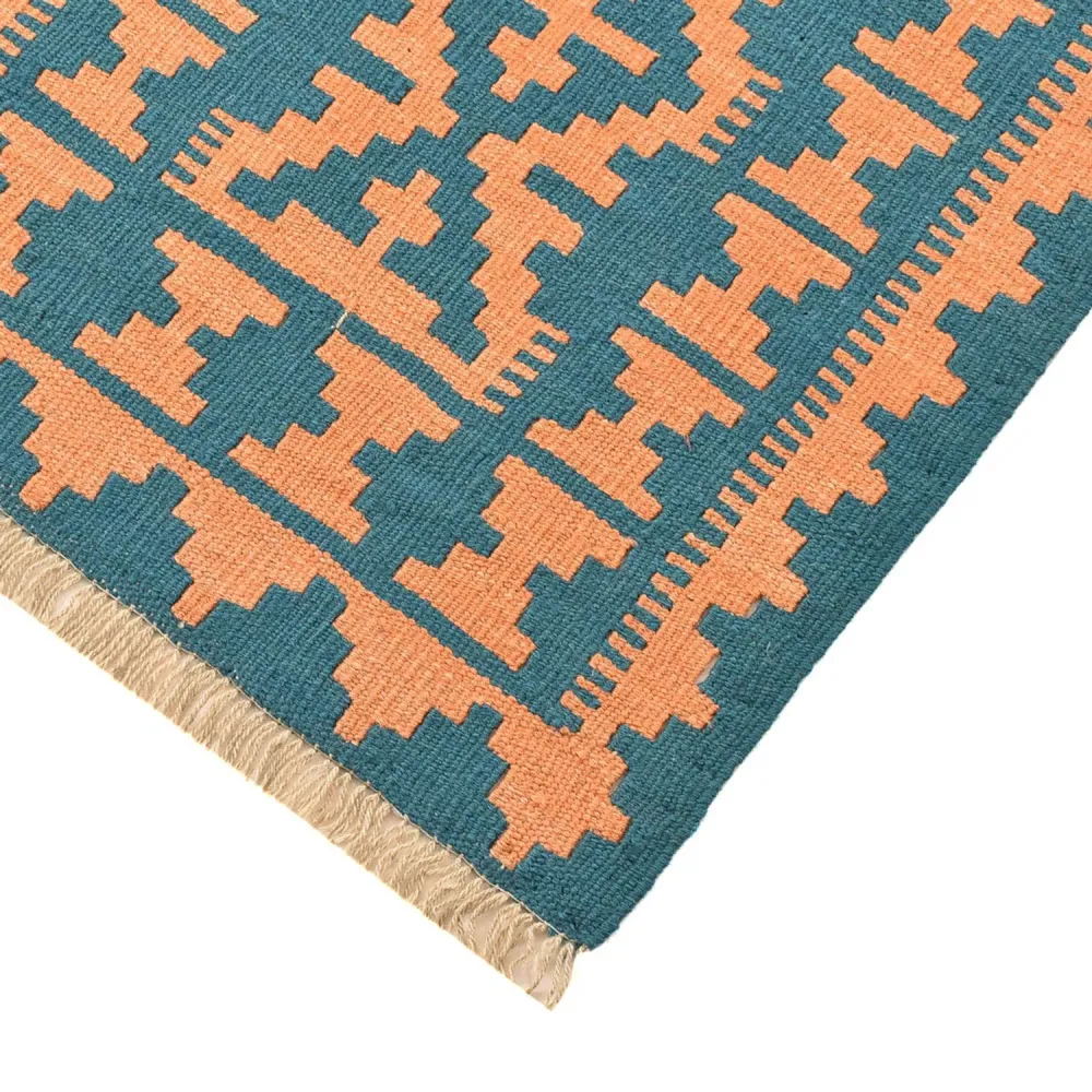 Läufer Kelim - Oriental - 194 x 62 cm - mehrfarbig