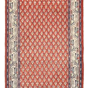 Läufer Perser - Mir - 126 x 57 cm - rot