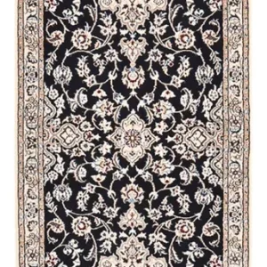 Läufer Perser - Nain - Royal - 213 x 72 cm - dunkelblau