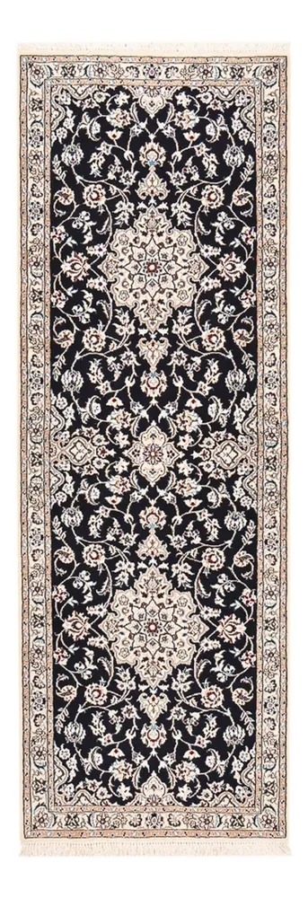 Läufer Perser - Nain - Royal - 213 x 72 cm - dunkelblau
