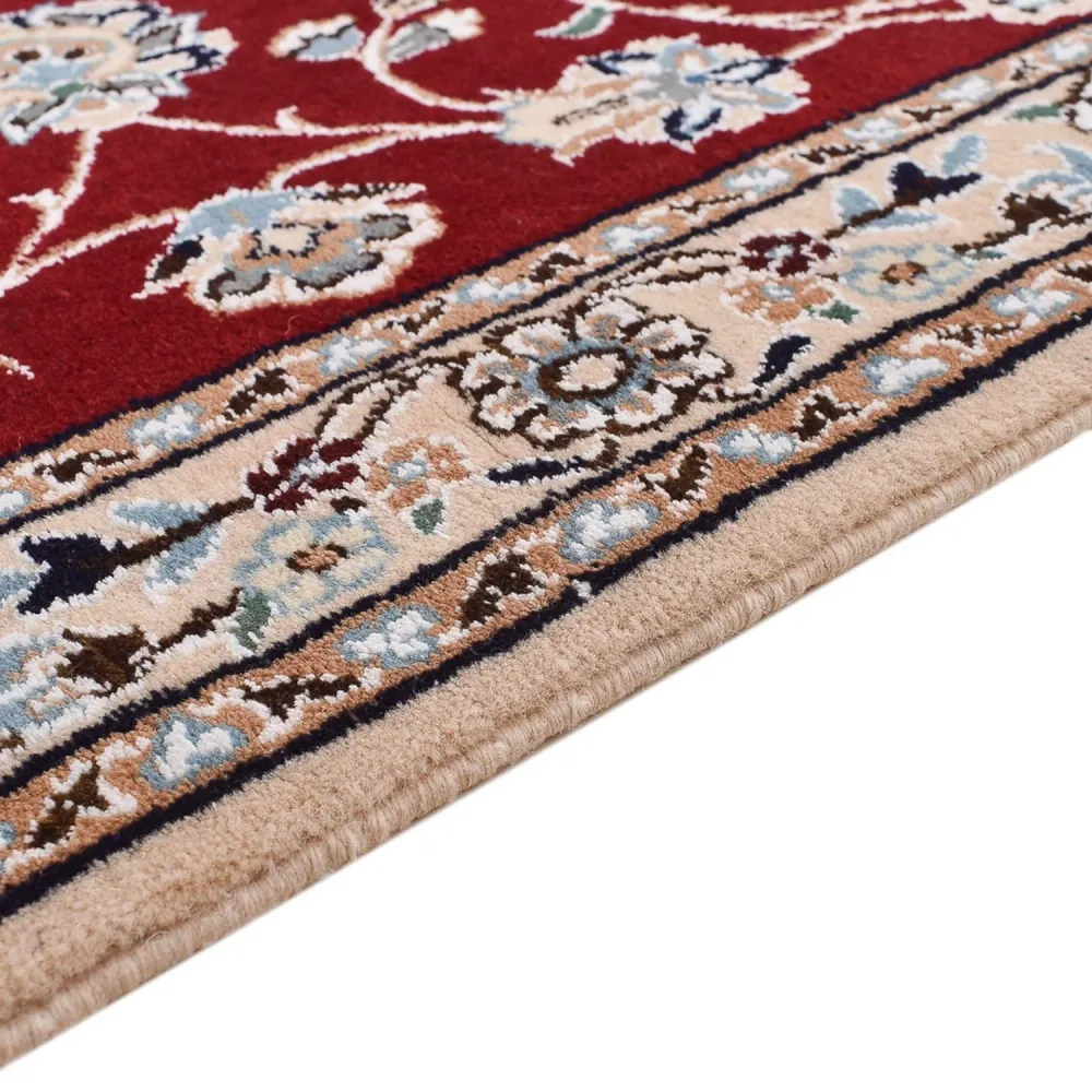 Läufer Perser - Nain - Royal - 215 x 90 cm - rot