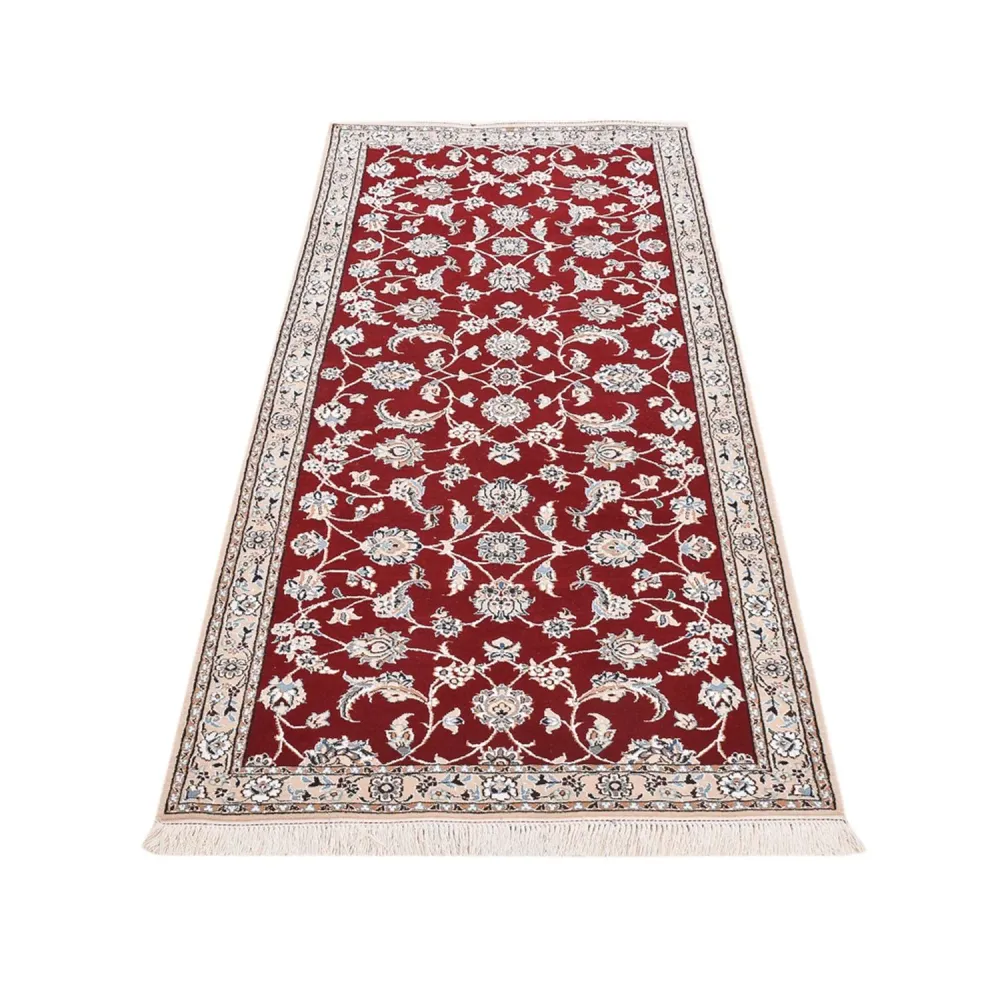 Läufer Perser - Nain - Royal - 215 x 90 cm - rot