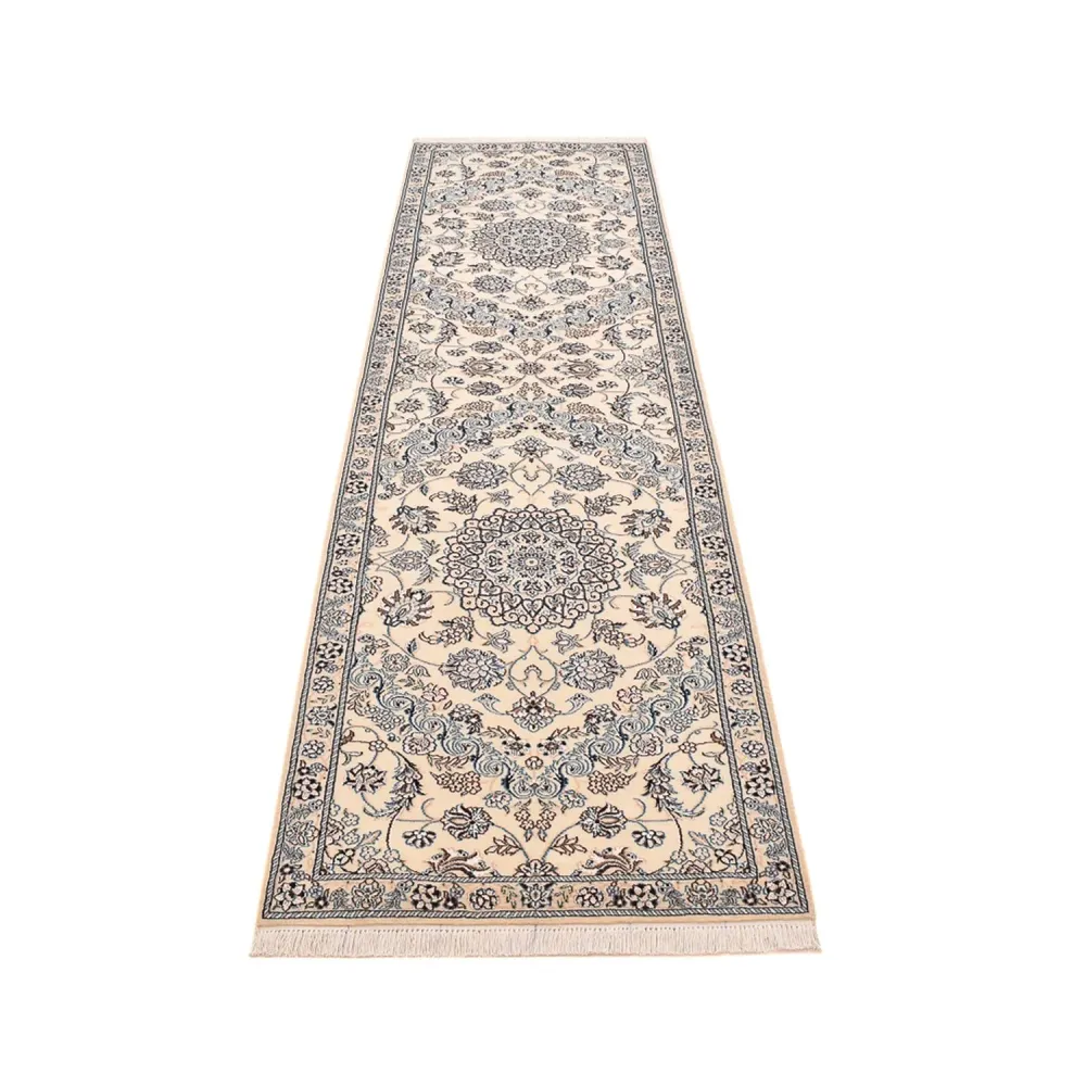 Läufer Perser - Nain - Royal - 303 x 86 cm - weiß