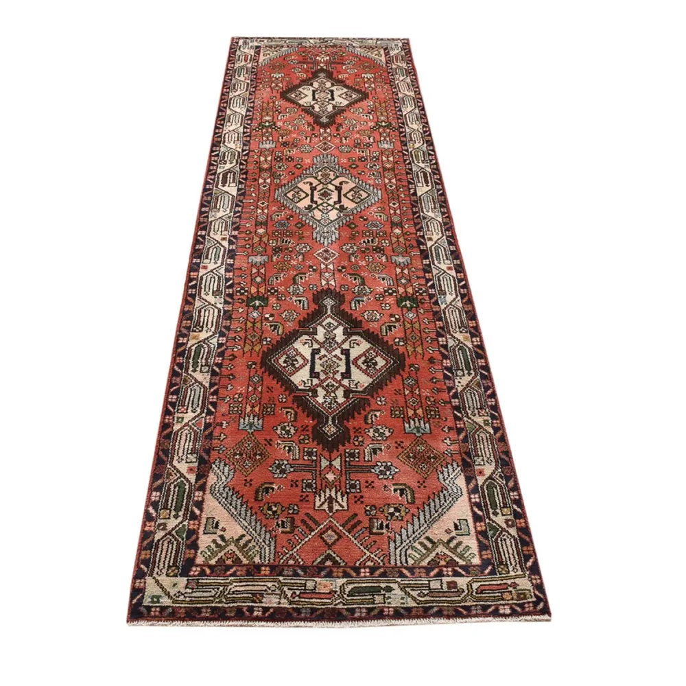 Läufer Perser - Nomadic - 286 x 75 cm - hellrot