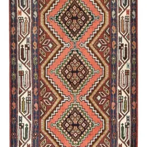 Läufer Perser - Nomadic - 290 x 83 cm - hellrot
