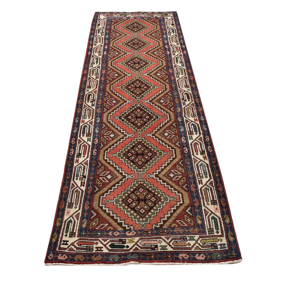 Läufer Perser - Nomadic - 290 x 83 cm - hellrot