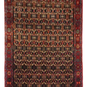 Läufer Perser - Nomadic - 294 x 129 cm - dunkelrot