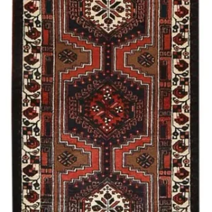 Läufer Perser - Nomadic - 318 x 100 cm - dunkelrot