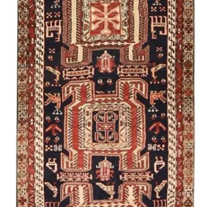 Läufer Perser - Nomadic - 325 x 100 cm - hellrot
