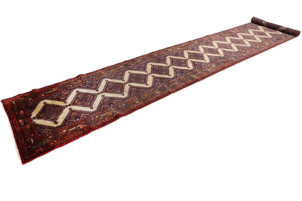 Läufer Perser - Nomadic - 545 x 90 cm - rost