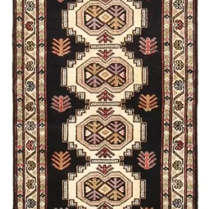 Läufer Turkaman - 187 x 63 cm - dunkelblau
