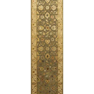 Läufer Woll - 300 x 75 cm - grün