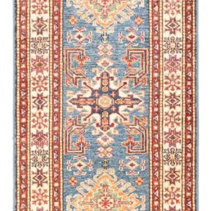 Läufer Ziegler - Kazak - 189 x 63 cm - blau