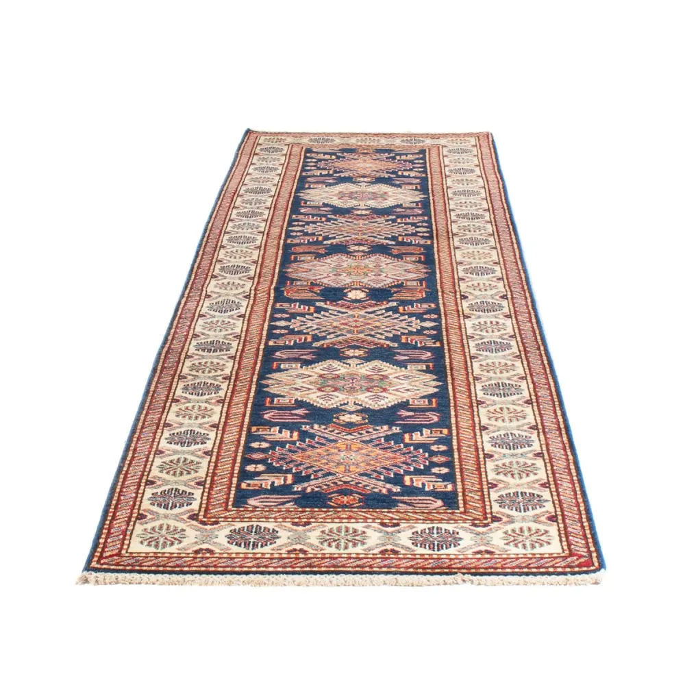 Läufer Ziegler - Kazak - 302 x 84 cm - blau