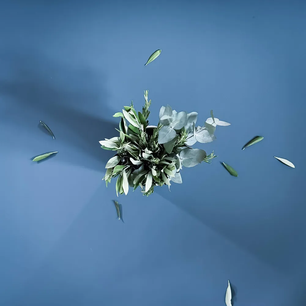 Mare Blue Stripes X Vase