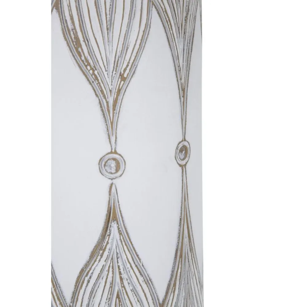Geschwungene, weich geschnitzte Vase – Elegantes Dekorationselement Mauro Ferretti