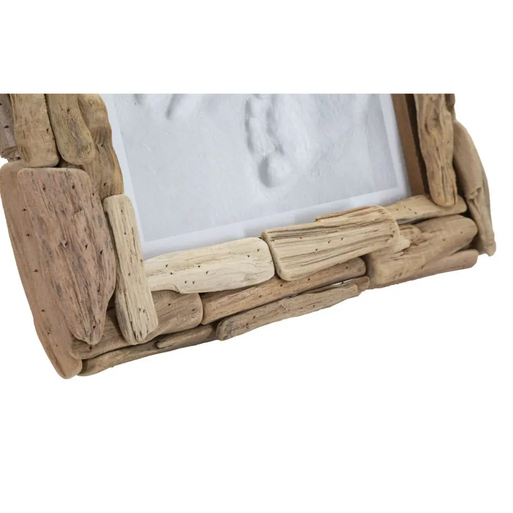 Holzrahmen mit Rundstab, 20 × 25 cm – Künstlerische, natürliche Textur Mauro Ferretti
