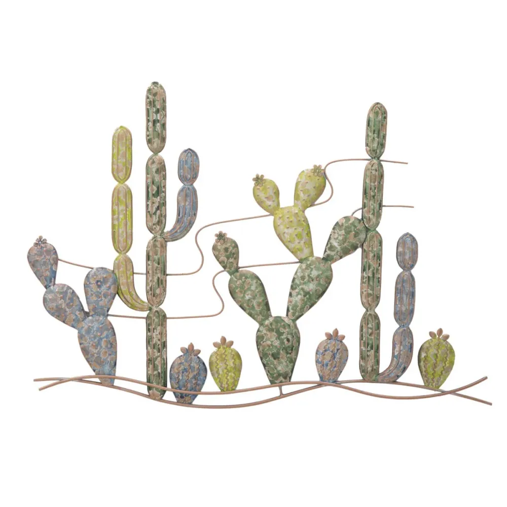 Mauro Ferretti wall decoration cactus metal