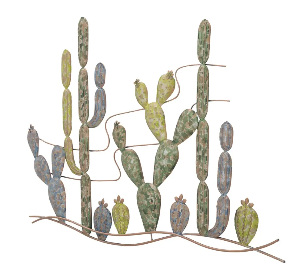 Mauro Ferretti wall decoration cactus metal
