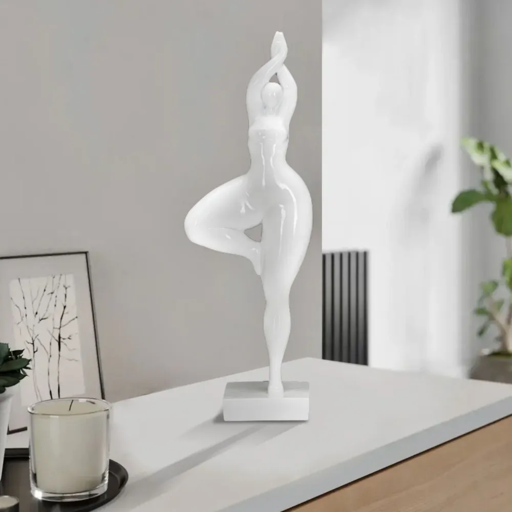 Mauro Ferretti woman yoga polyresin