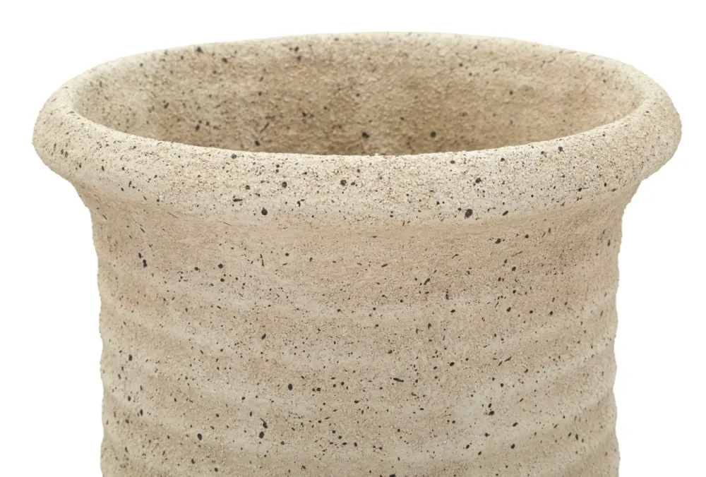 Mauro Ferrettisand Outdoor-Vase aus Polyresin