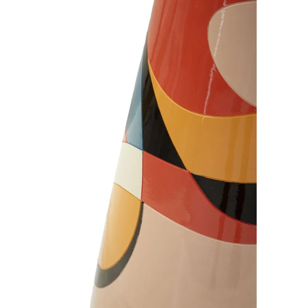 Moderne Harzvase mit markanten geometrischen Formen Mauro Ferretti