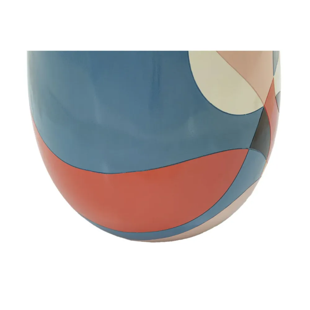 Moderne Harzvase mit markanten geometrischen Formen Mauro Ferretti