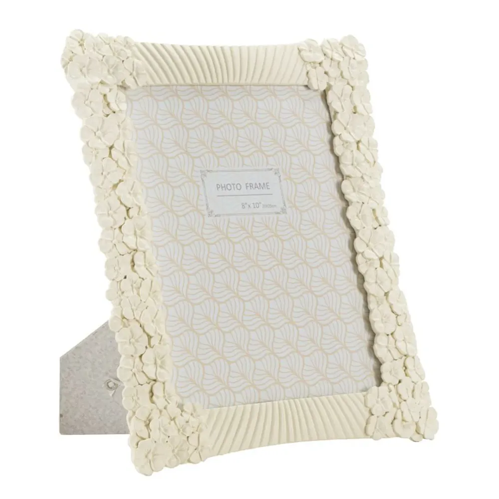 Soft-Line Blumenrahmen aus Kunstharz 20×25 cm – Elegantes, geschwungenes Design Mauro Ferretti