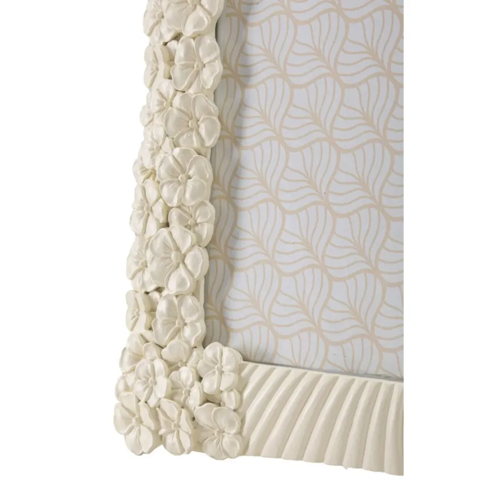 Soft-Line Blumenrahmen aus Kunstharz 20×25 cm – Elegantes, geschwungenes Design Mauro Ferretti
