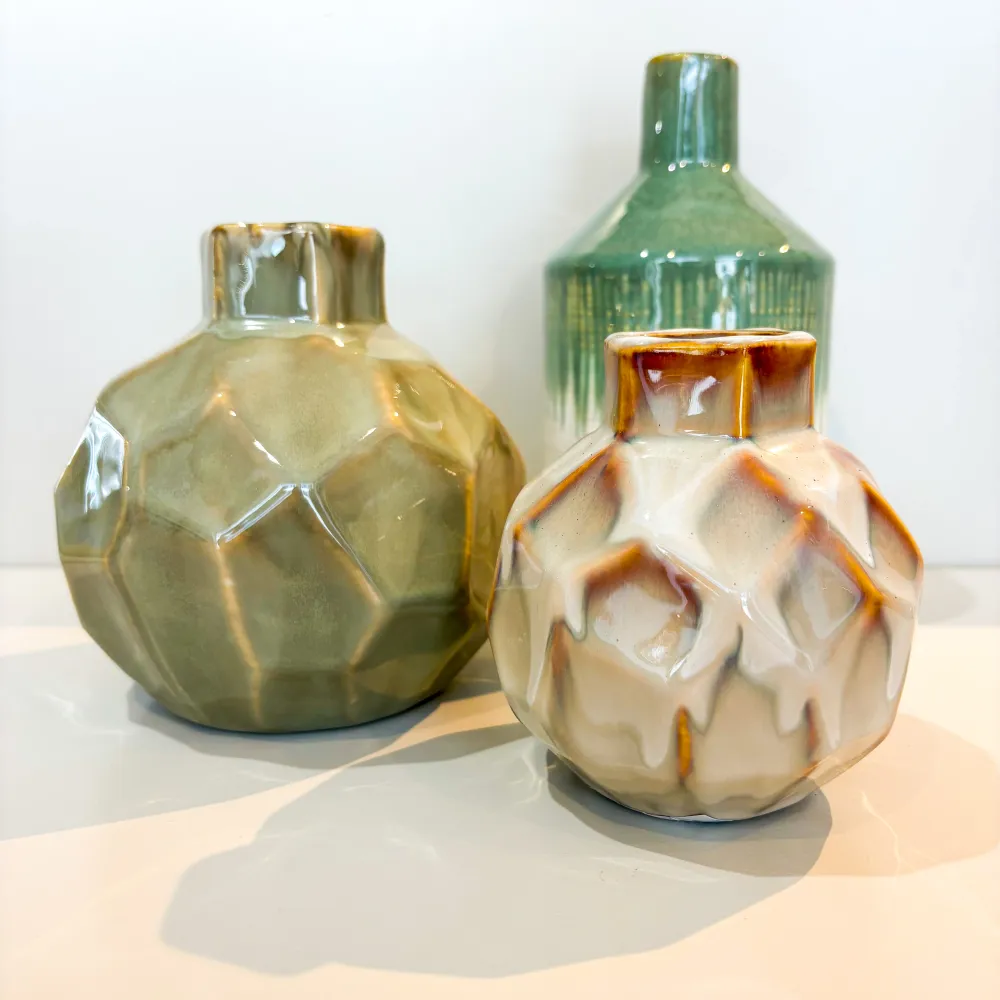 "MINA" Vase, grün