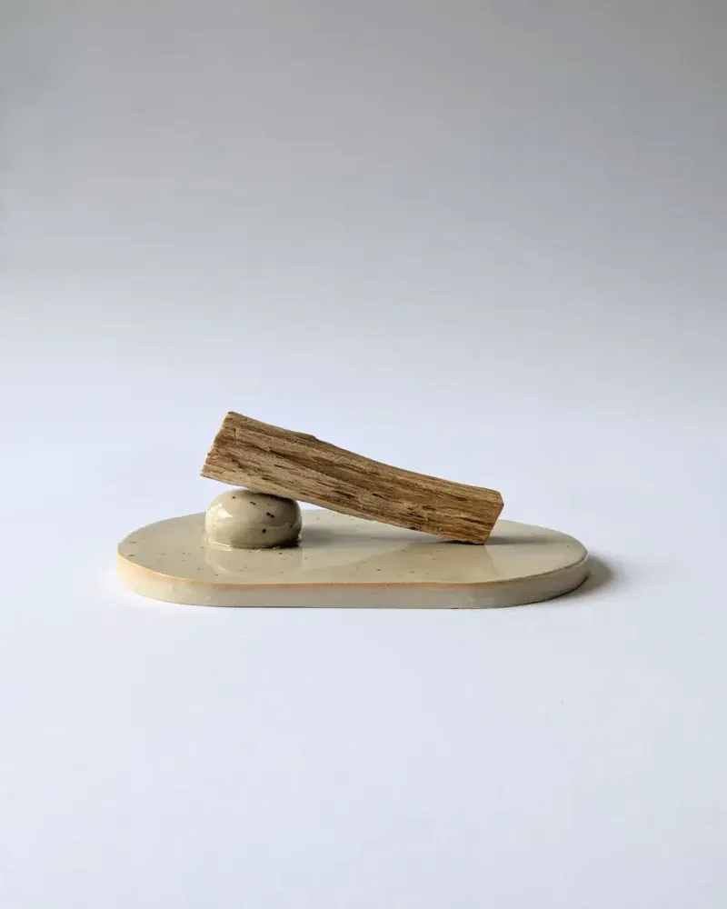 no need more - Räucherstäbchenhalter - Keramik - Palo Santo
