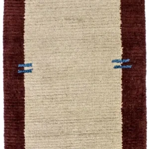 Nepal Teppich 140 x 70 cm - beige