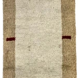 Nepal Teppich 140 x 70 cm - beige
