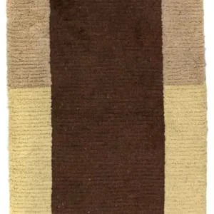 Nepal Teppich 140 x 70 cm - braun