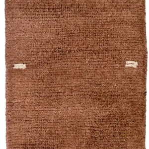 Nepal Teppich 140 x 70 cm - braun