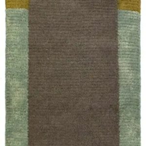 Nepal Teppich 140 x 70 cm - grau