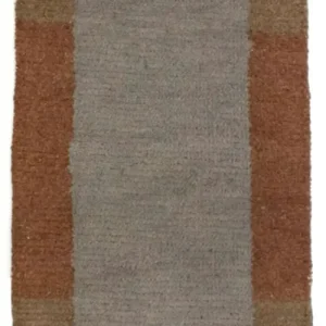 Nepal Teppich 140 x 70 cm - grau