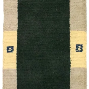 Nepal Teppich 140 x 70 cm - grün