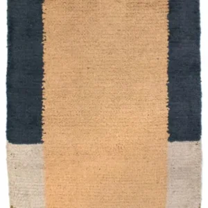 Nepal Teppich 140 x 70 cm - hellbraun
