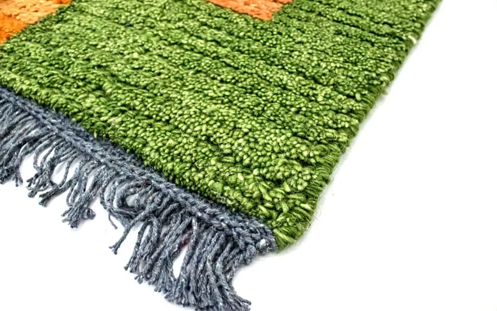 Nepal Teppich 140 x 70 cm - mehrfarbig
