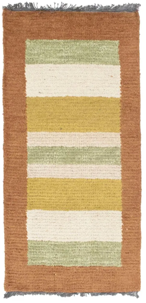 Nepal Teppich 140 x 70 cm - mehrfarbig